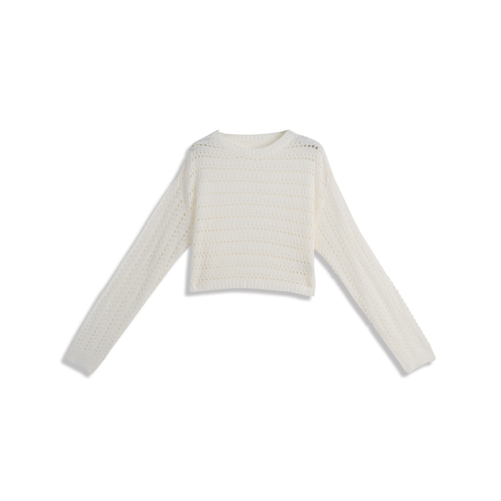 メッシュニットトップス 4色展開