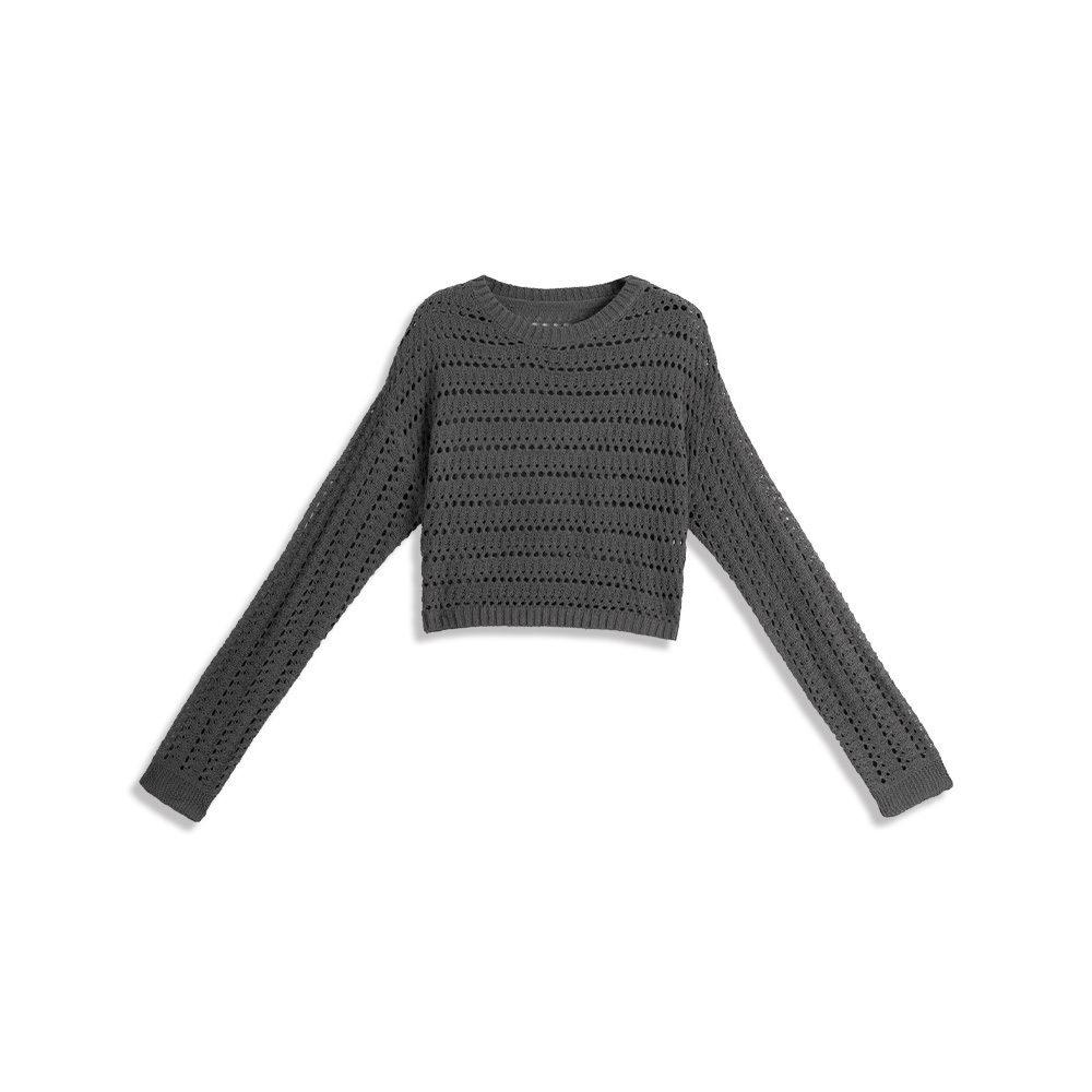 メッシュニットトップス 4色展開