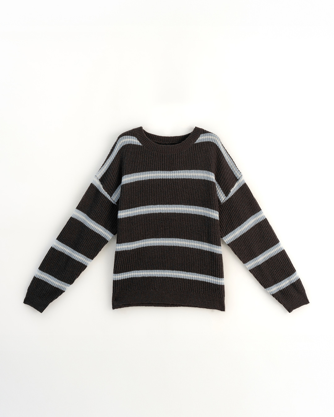 配色ボーダーオーバーサイズニット 3色展開