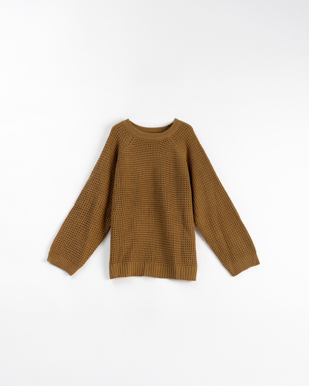 ユニセックス太めニットセーター 4色展開