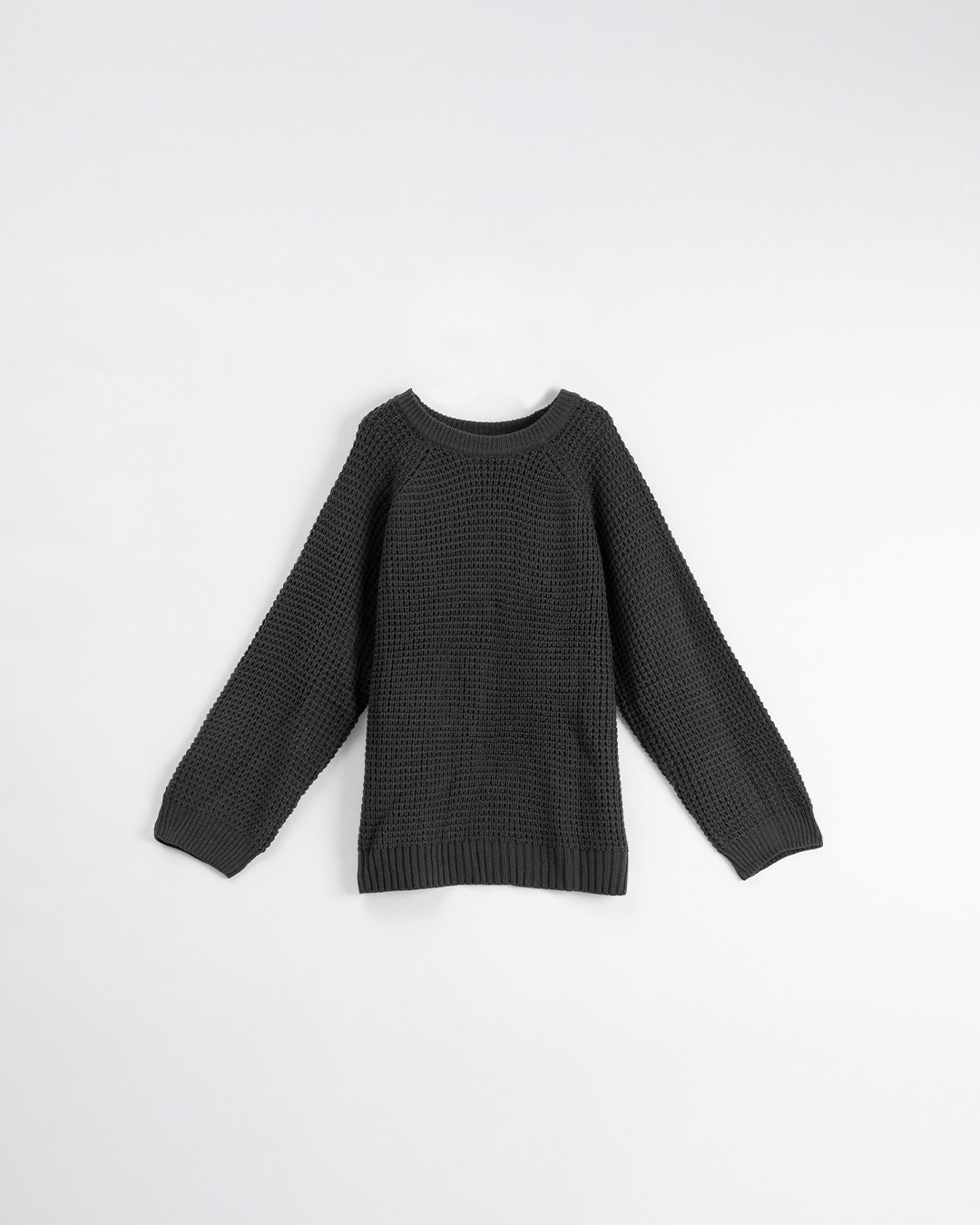 ユニセックス太めニットセーター 4色展開