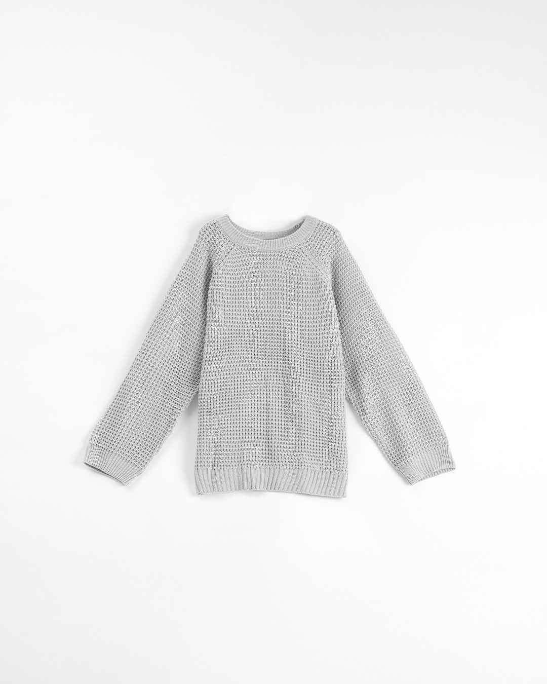 ユニセックス太めニットセーター 4色展開