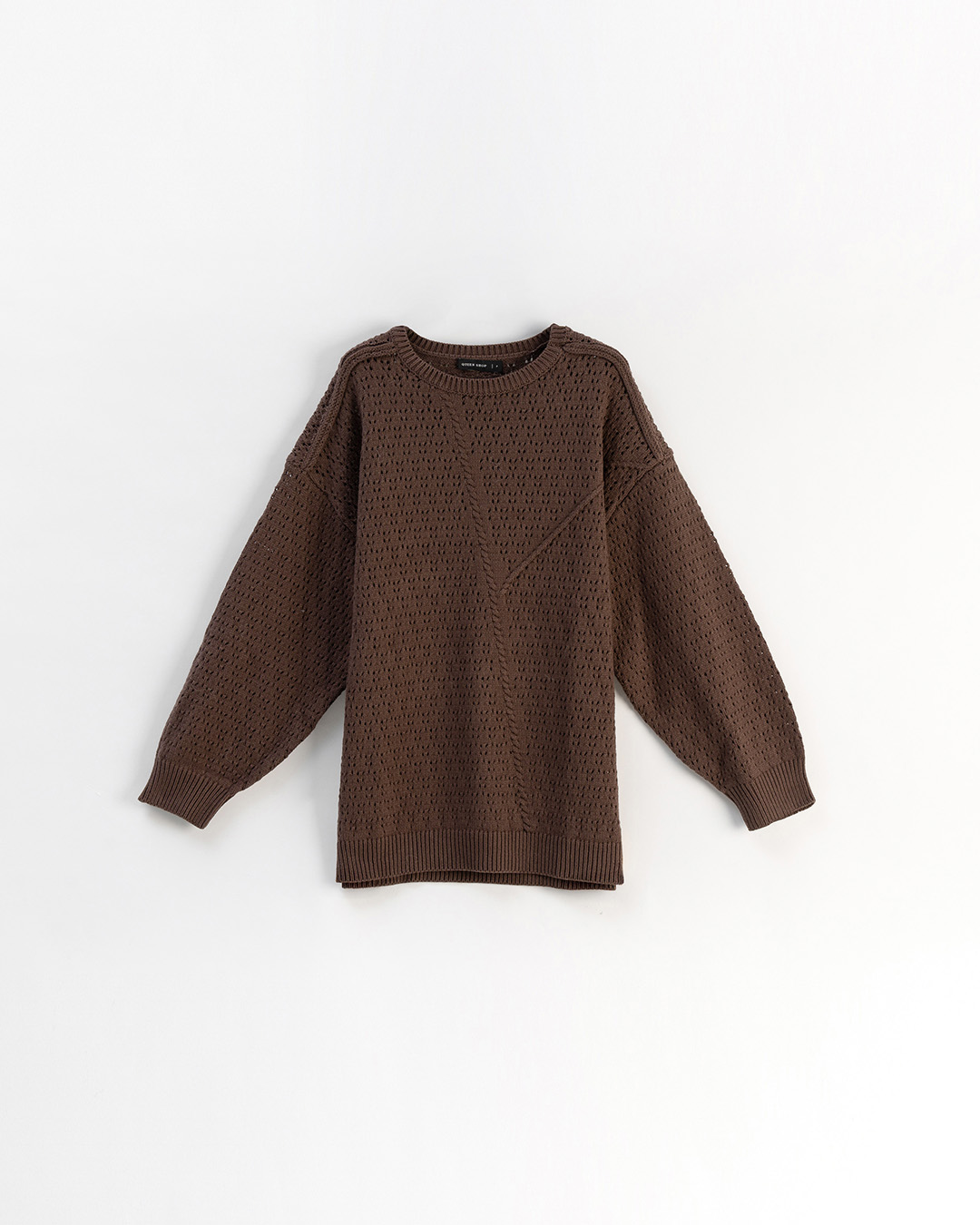 透かし編みオーバーサイズニット 2色展開