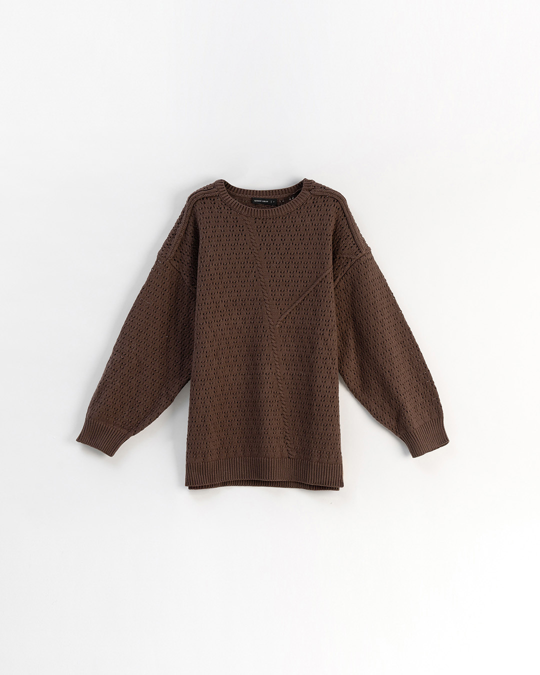 透かし編みオーバーサイズニット 2色展開