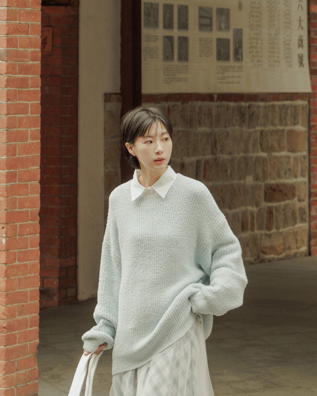 春1尚未收到---ローゲージオーバーサイズニット 4色展開