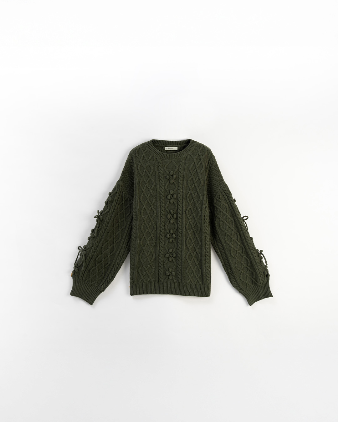 ポンポンケーブルニット 4色展開