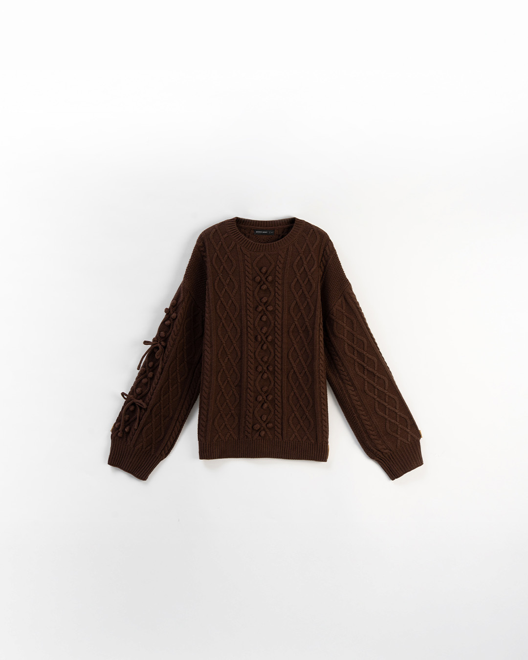 ポンポンケーブルニット 4色展開