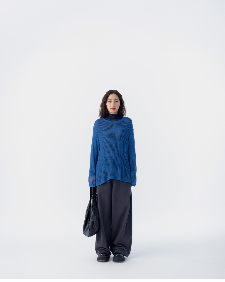 透かし編みニット 4色展開