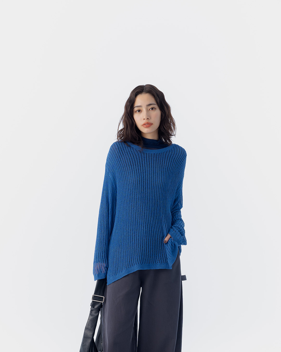 透かし編みニット 4色展開