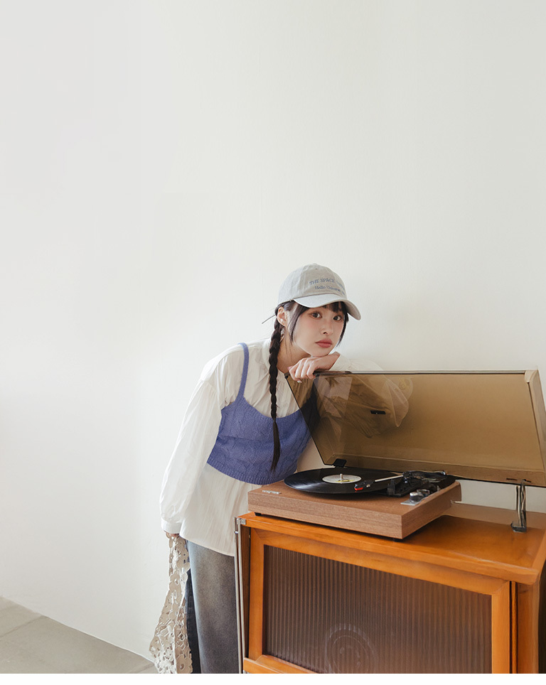 シアーバンドカラーシャツ 3色展開