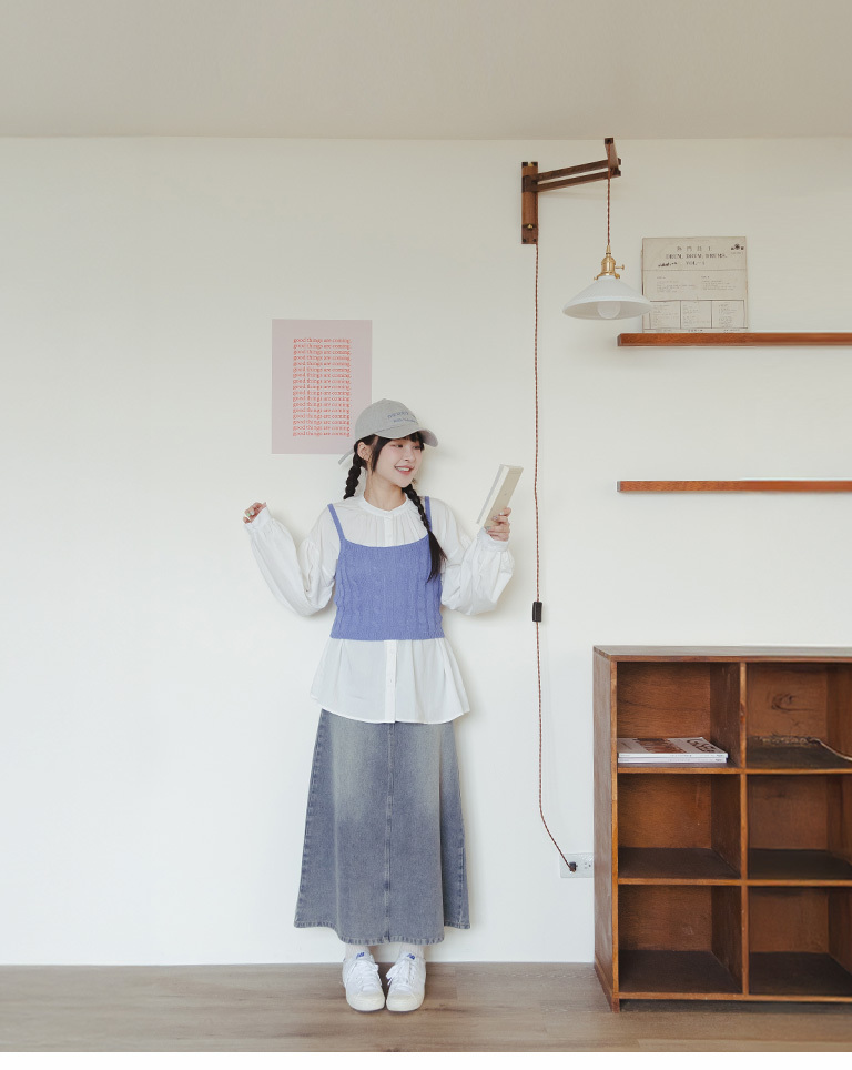 シアーバンドカラーシャツ 3色展開