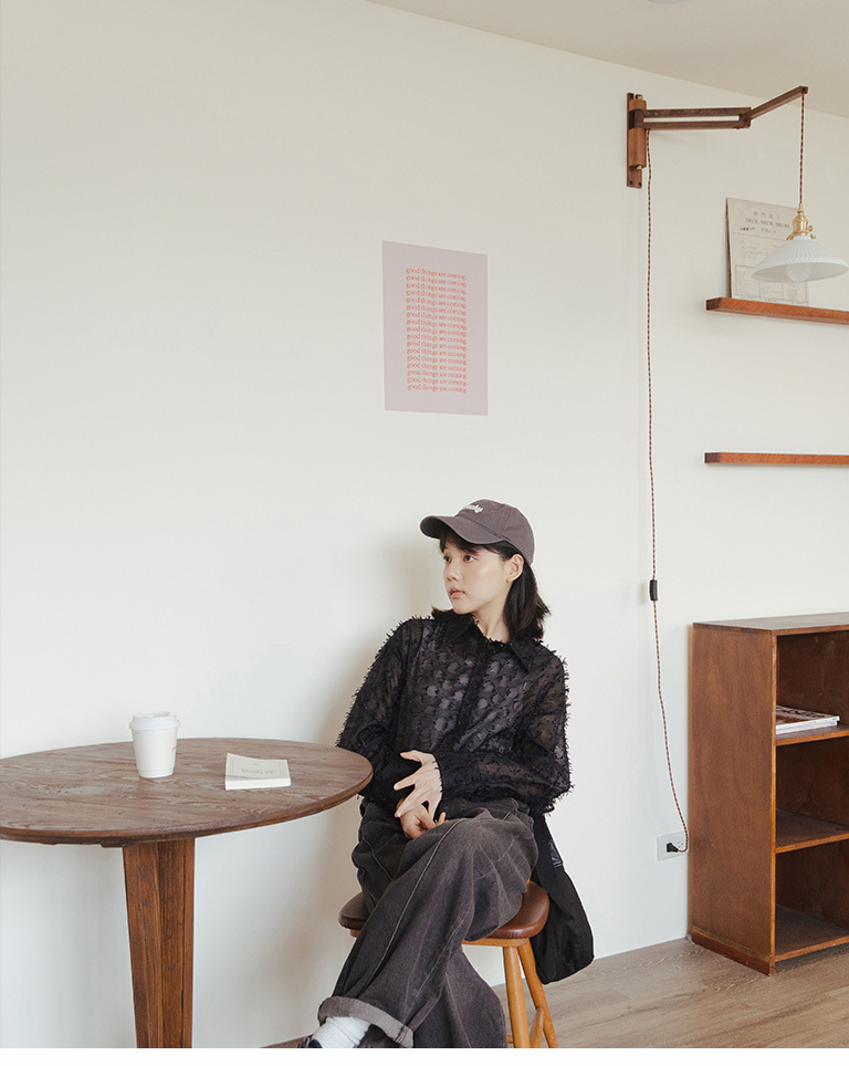 フェザーシアークロップドシャツ 3色展開