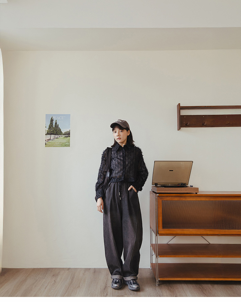 フェザーシアークロップドシャツ 3色展開