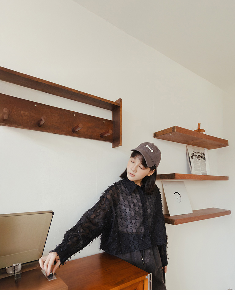 フェザーシアークロップドシャツ 3色展開