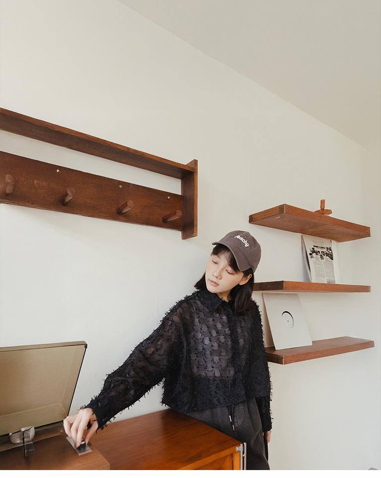 フェザーシアークロップドシャツ 3色展開