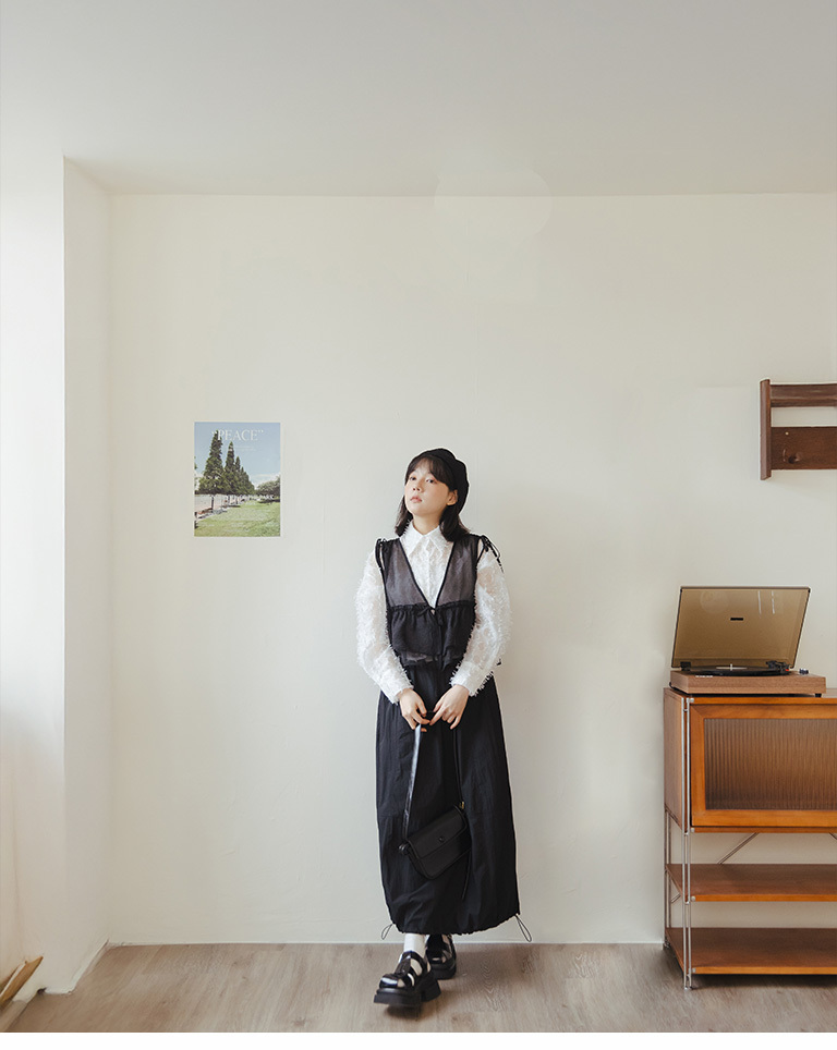 フェザーシアークロップドシャツ 3色展開