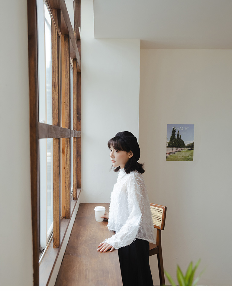 フェザーシアークロップドシャツ 3色展開