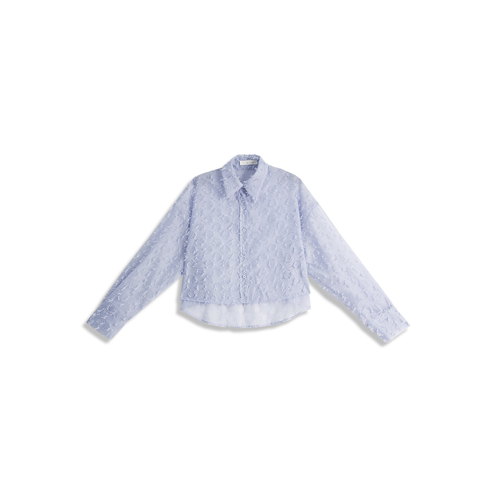 フェザーシアークロップドシャツ 3色展開