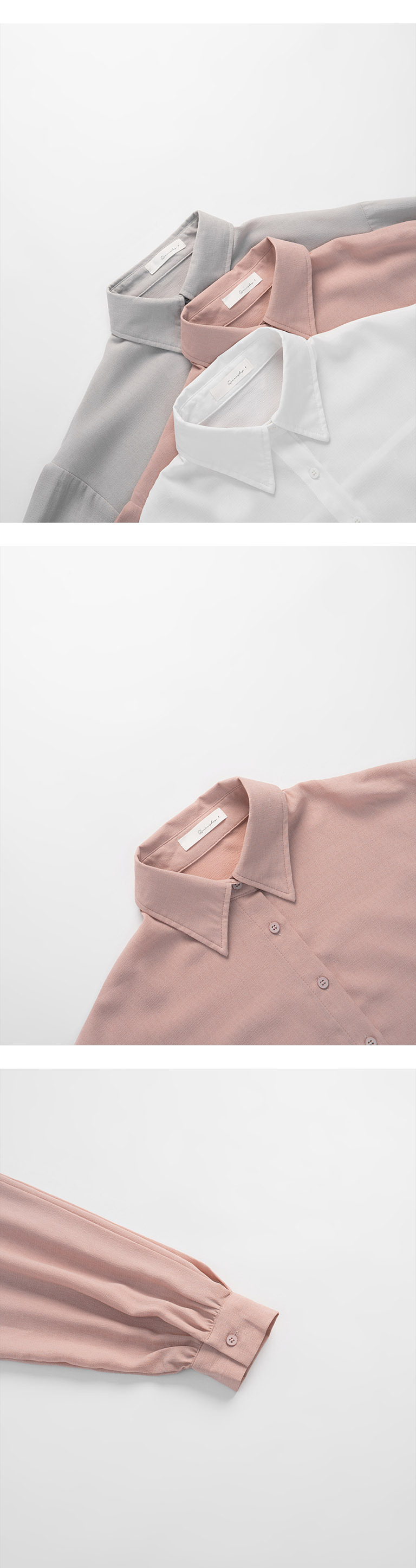 ショートシャツ  3色展開