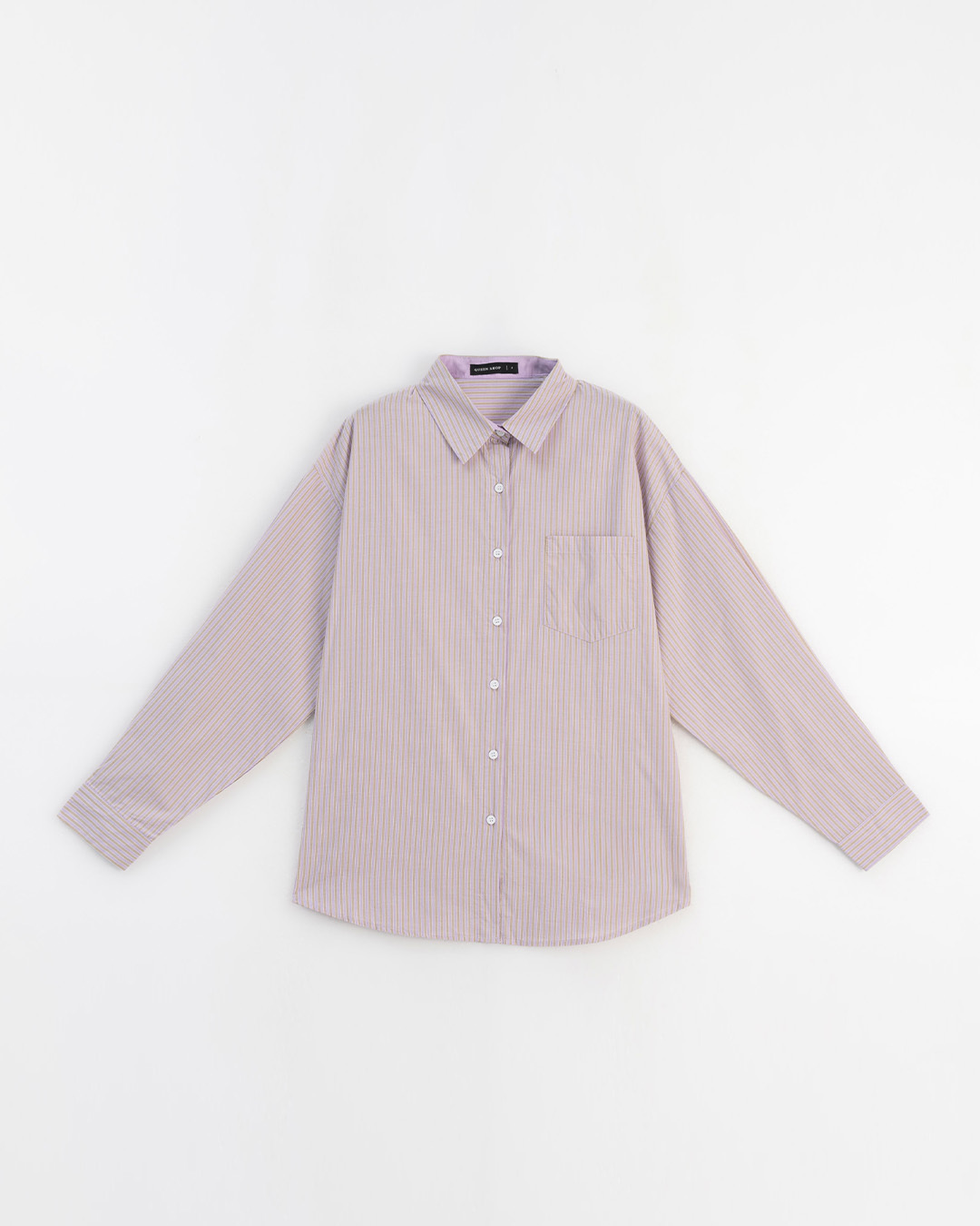 ストライプオーバーサイズシャツ