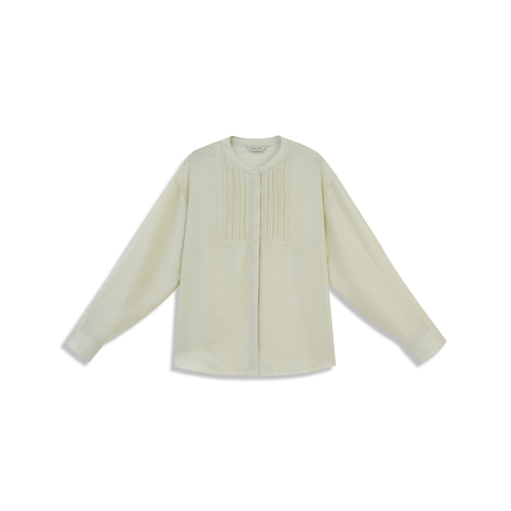 クルーネックシアーシャツ2色展開