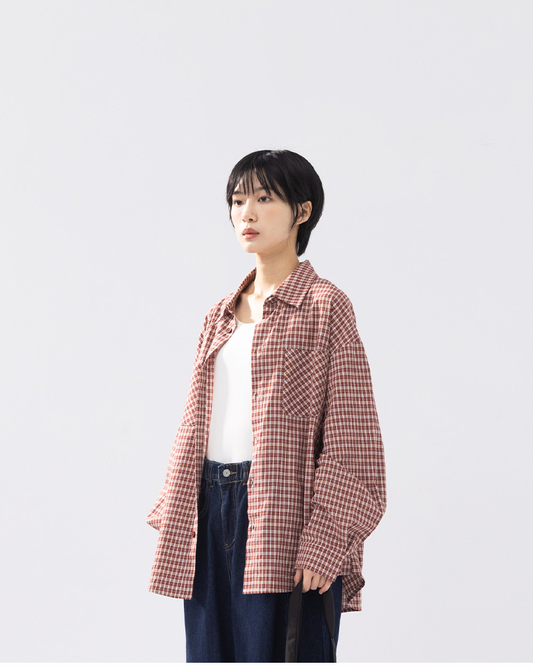 ヴィンテージチェックシャツ 2色展開