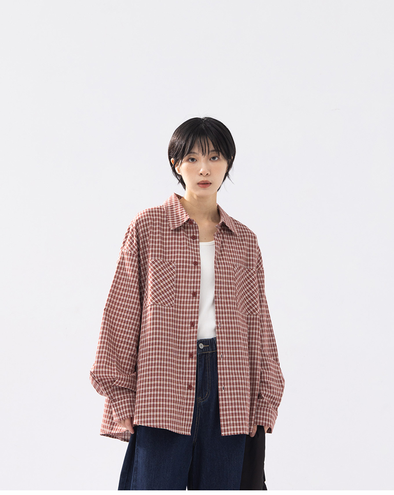 ヴィンテージチェックシャツ 2色展開