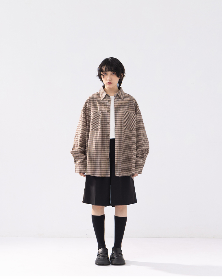 ヴィンテージチェックシャツ 2色展開