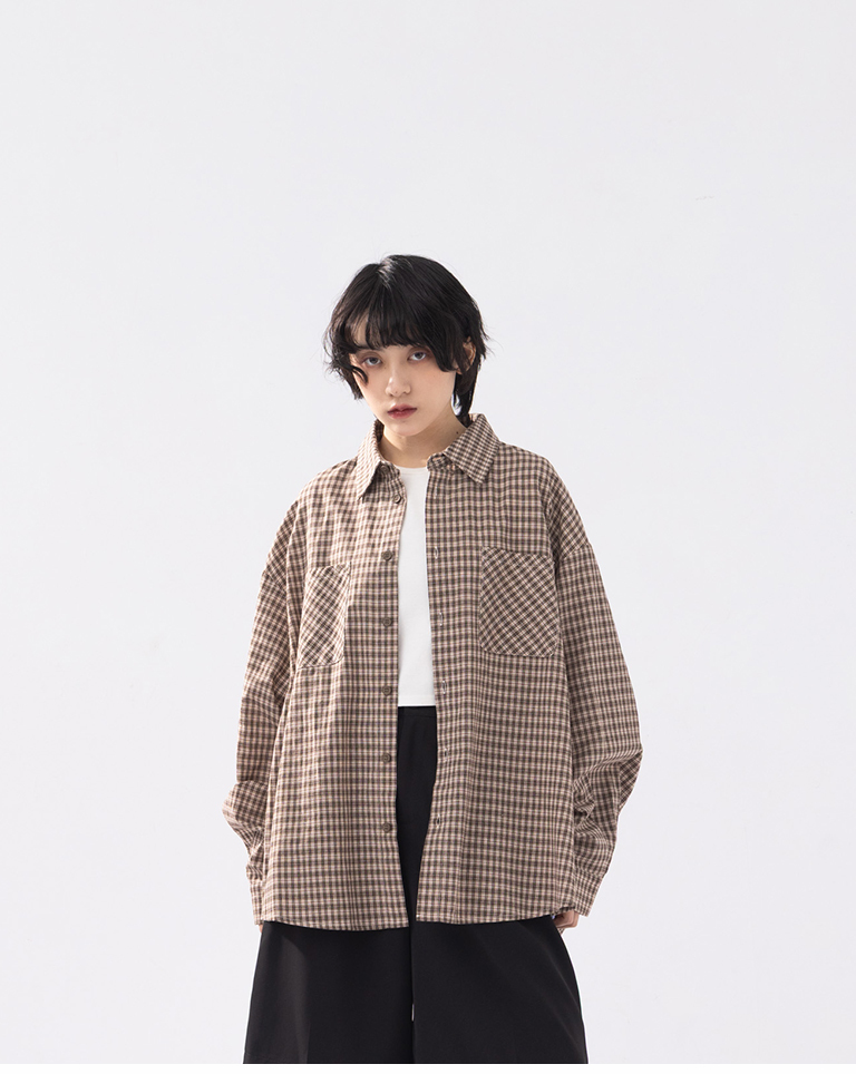 ヴィンテージチェックシャツ 2色展開
