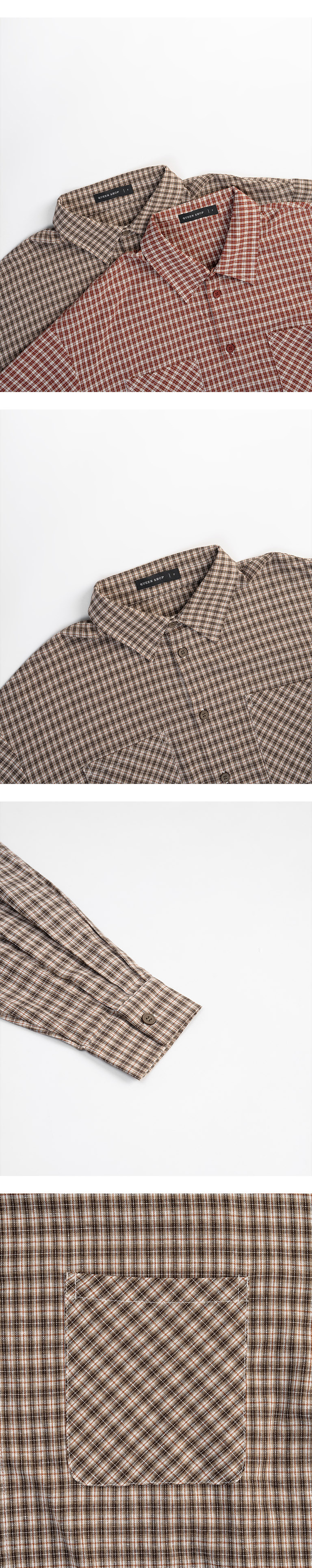 ヴィンテージチェックシャツ 2色展開