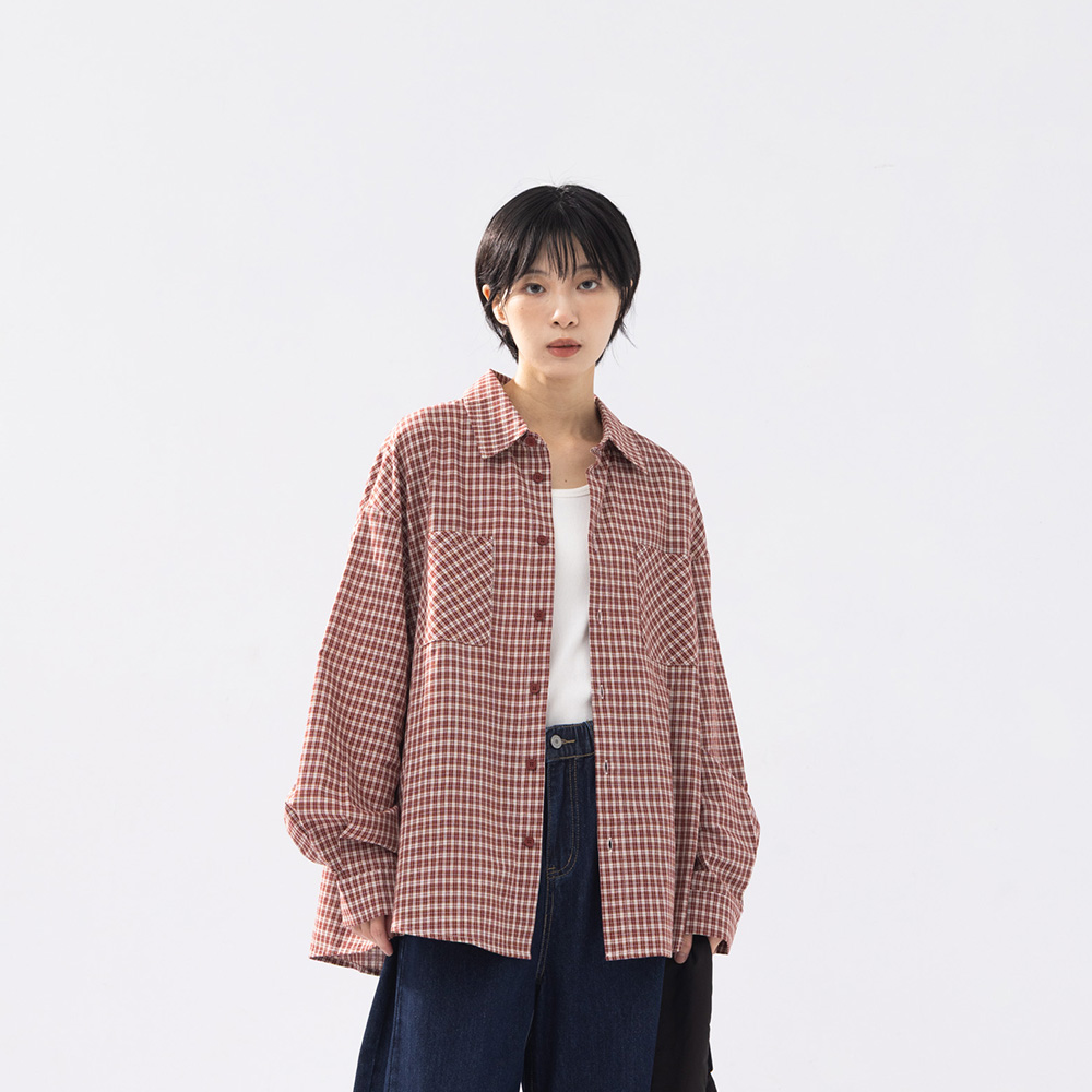 ヴィンテージチェックシャツ 2色展開