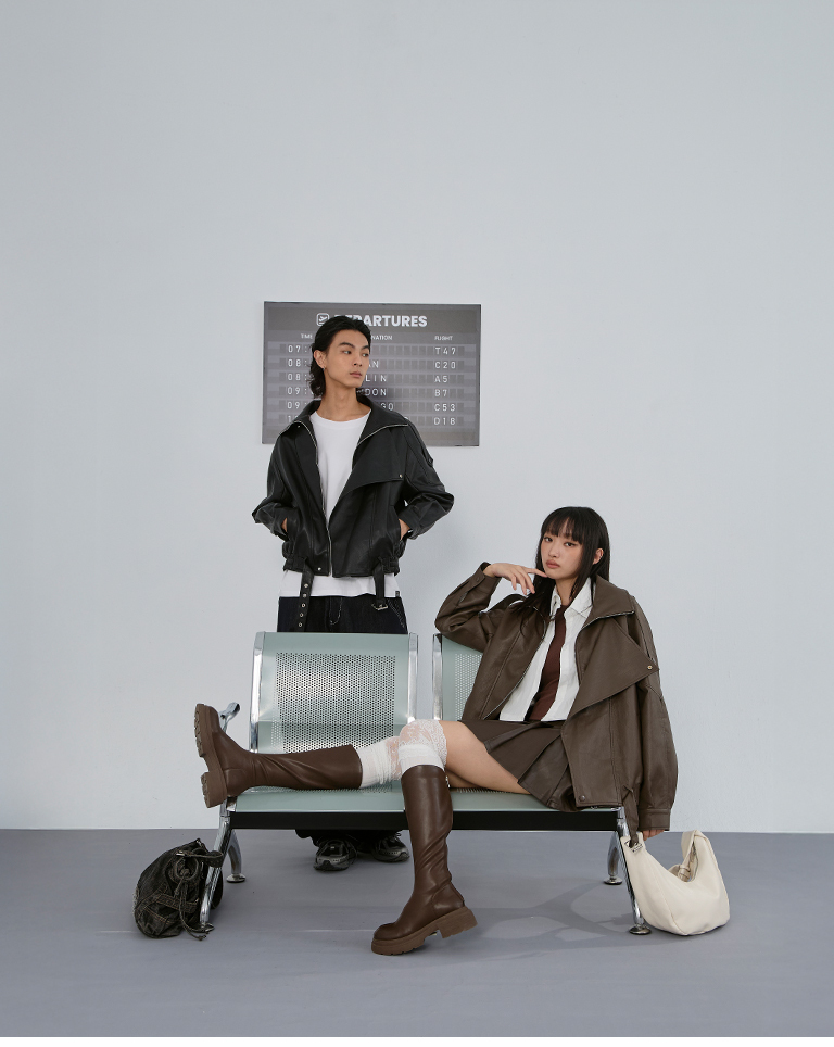 ドローストリングショートシャツ 2色展開