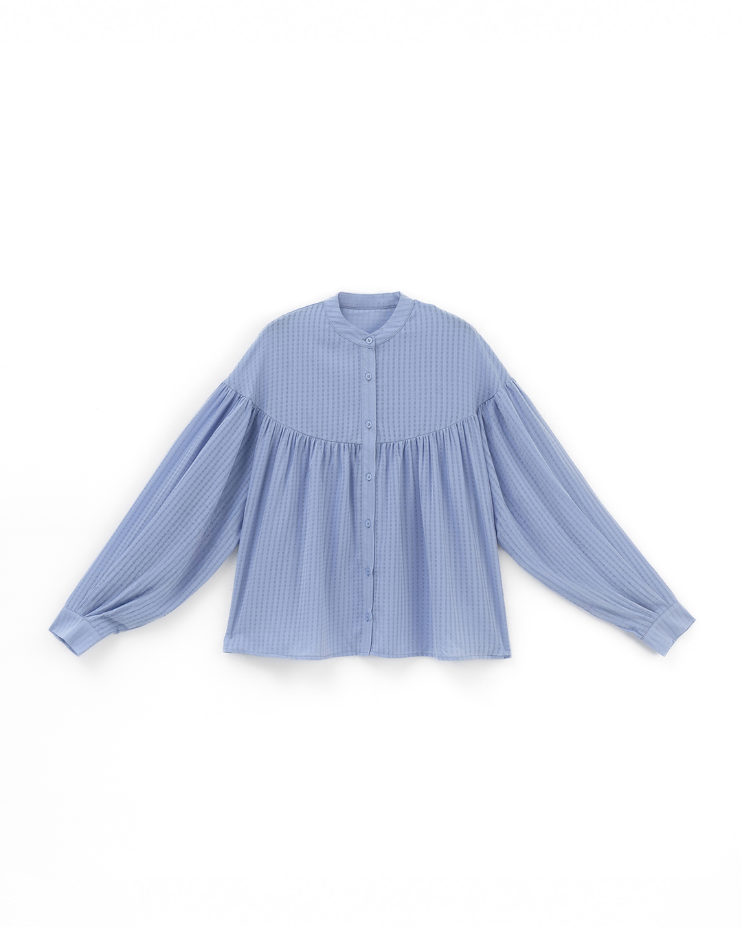 ミニチェック柄シャツ 2色展開