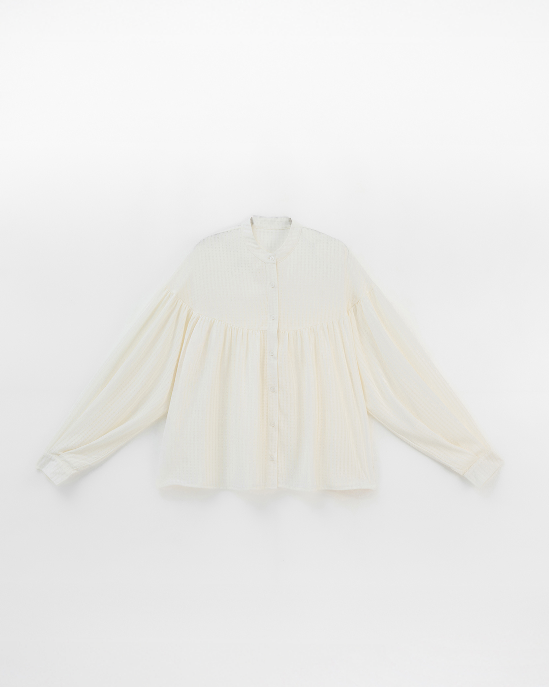 ミニチェック柄シャツ 2色展開