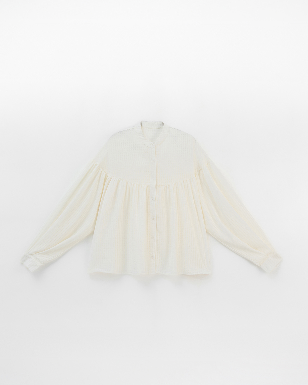 ミニチェック柄シャツ 2色展開