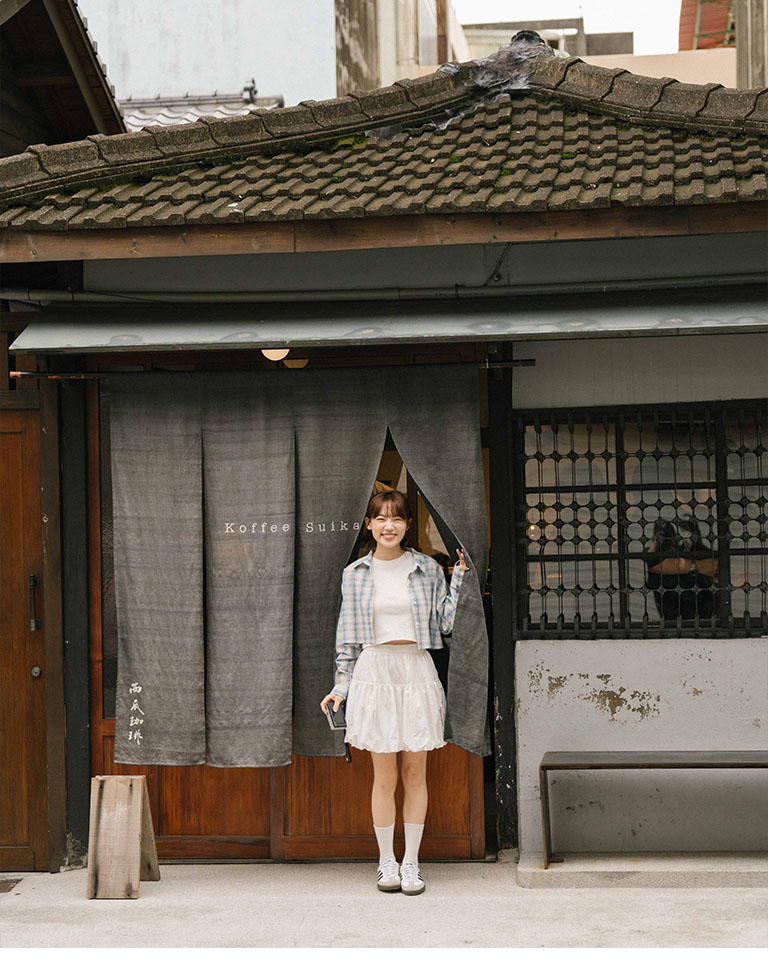 チェッククロップドシャツ