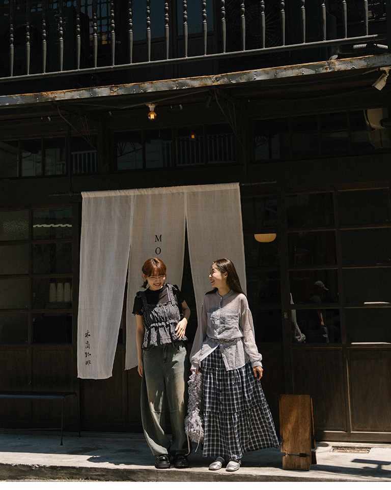 シアーダブルポケットバンドカラーシャツ 3色展開