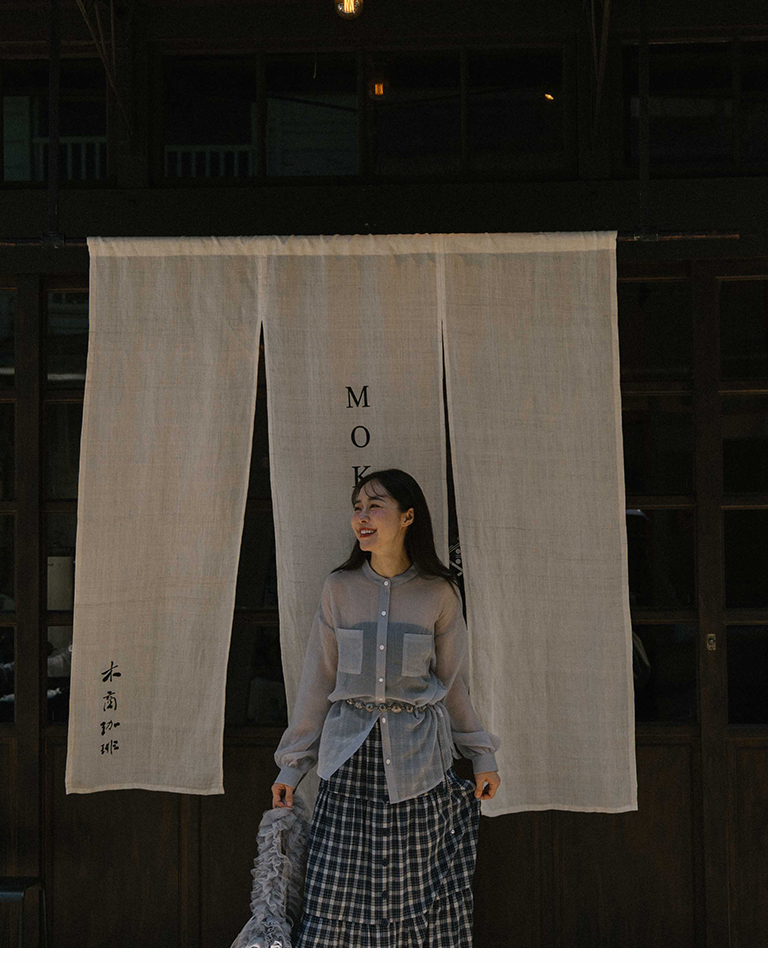 シアーダブルポケットバンドカラーシャツ 3色展開