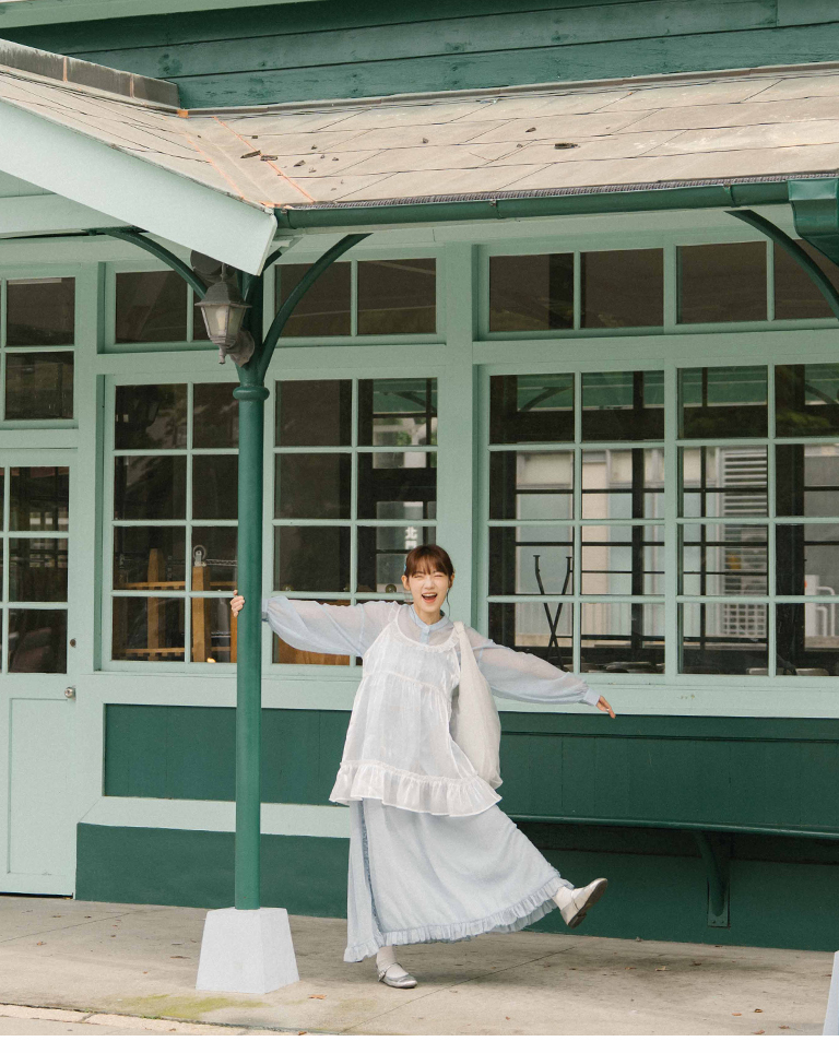 シアーダブルポケットバンドカラーシャツ 3色展開