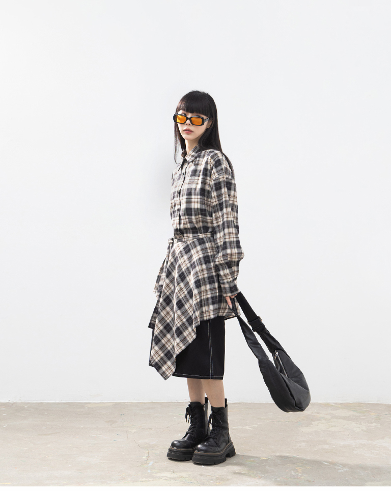 レトロチェックセパレートシャツ 2色展開