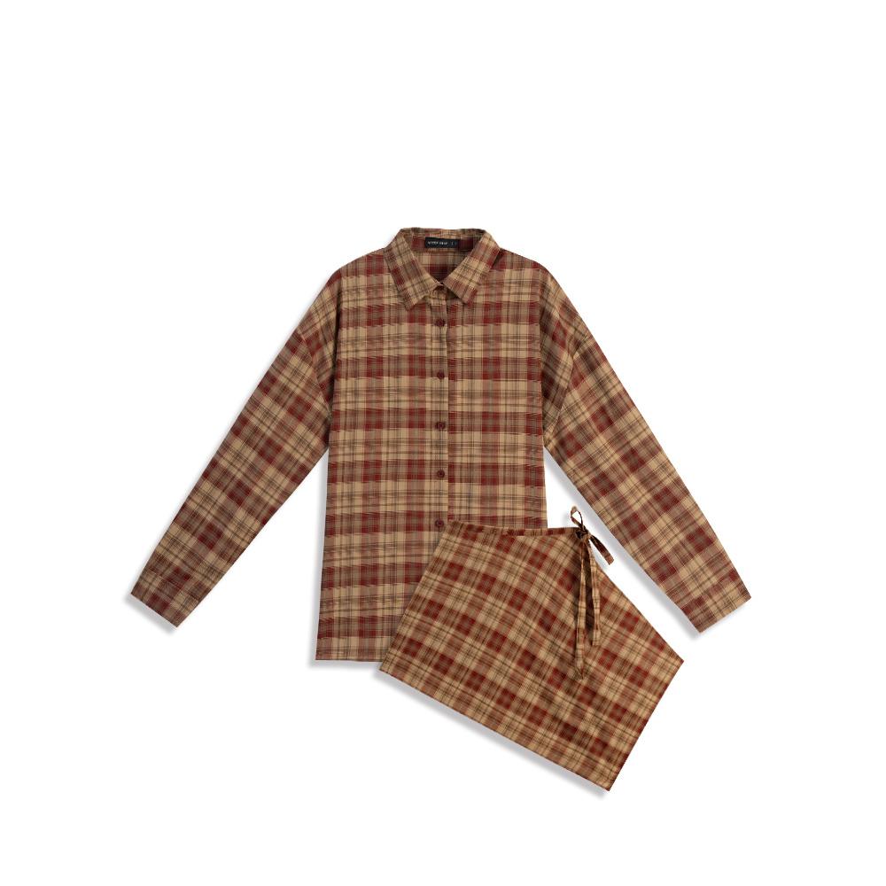 レトロチェックセパレートシャツ 2色展開