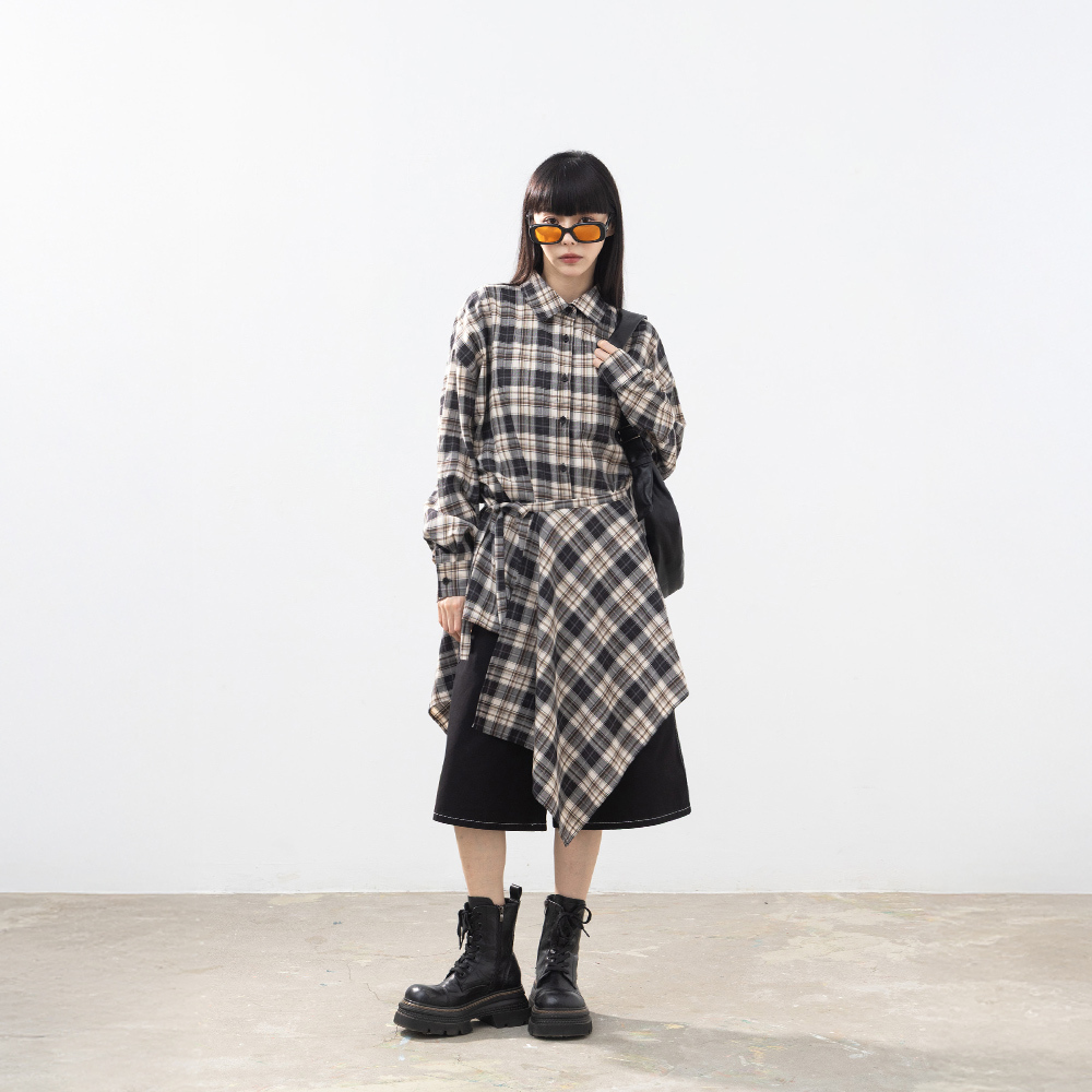 レトロチェックセパレートシャツ 2色展開