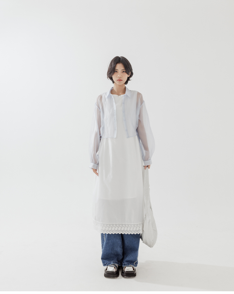 シアーショートシャツ 3色展開