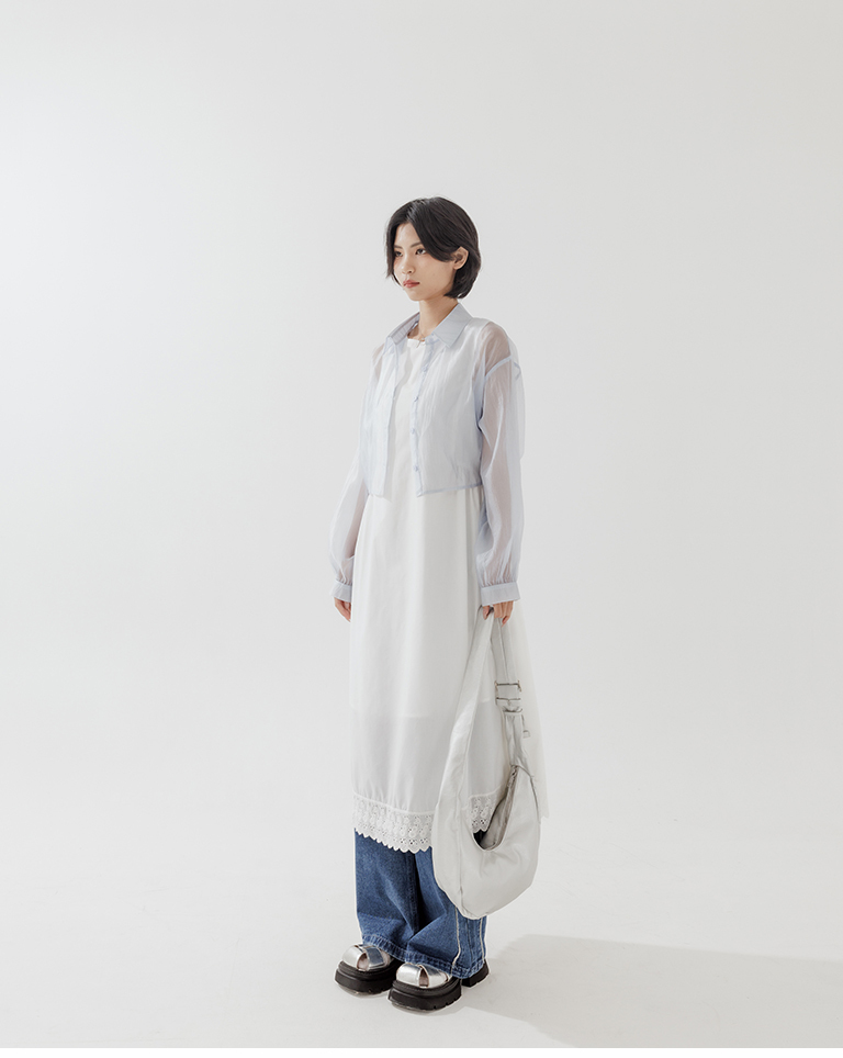 シアーショートシャツ 3色展開