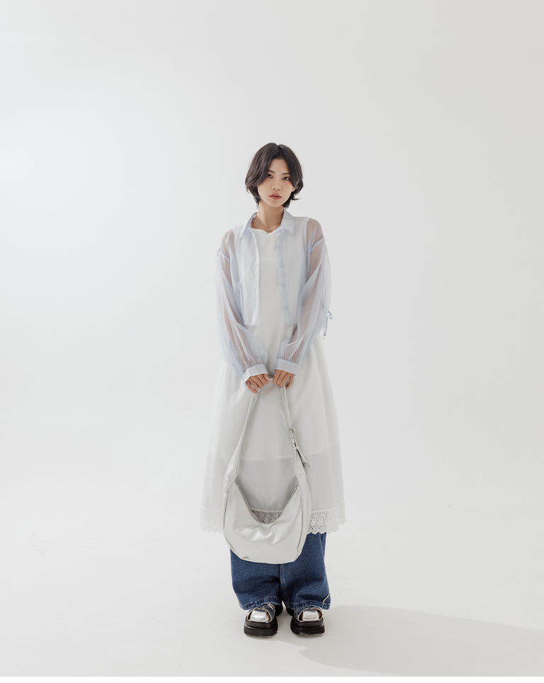 シアーショートシャツ 3色展開