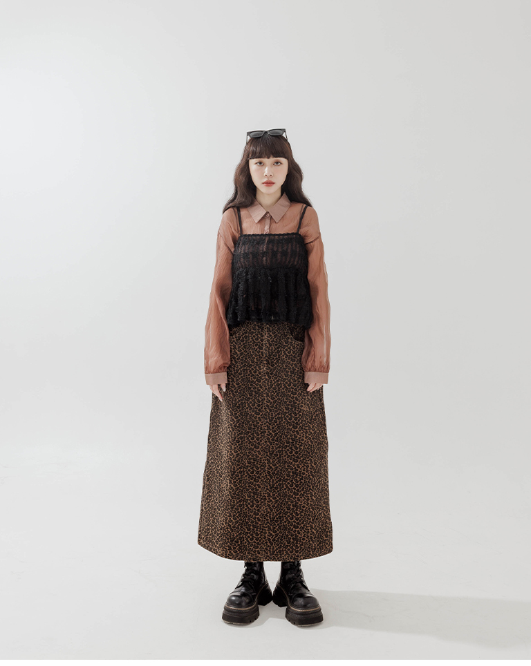 シアーショートシャツ 3色展開