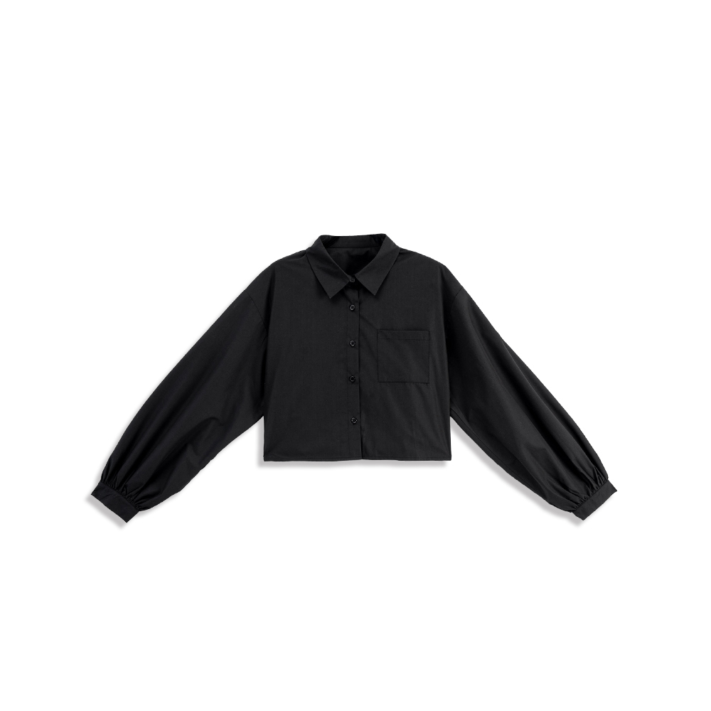 バックドロストクロップドシャツ 3色展開