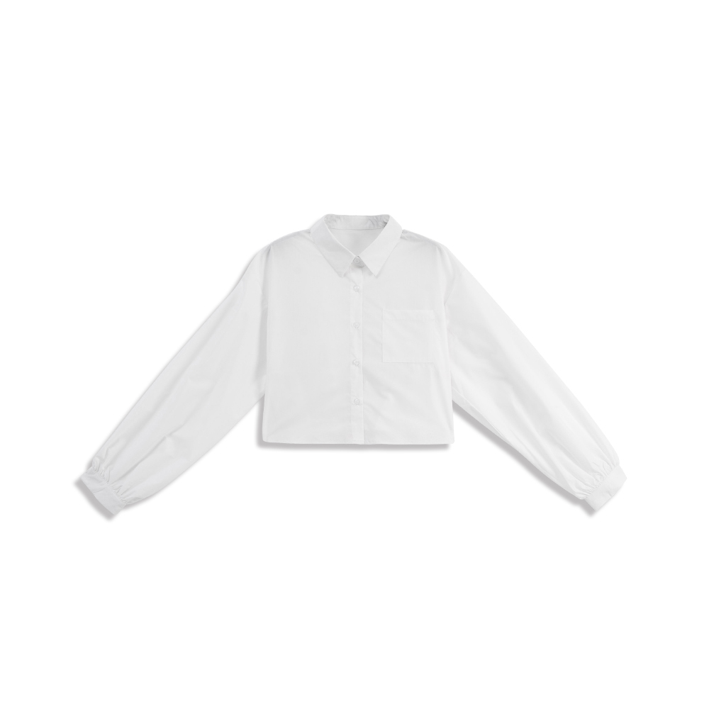 バックドロストクロップドシャツ 3色展開