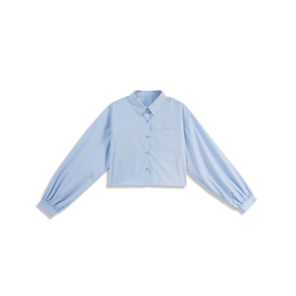 バックドロストクロップドシャツ 3色展開