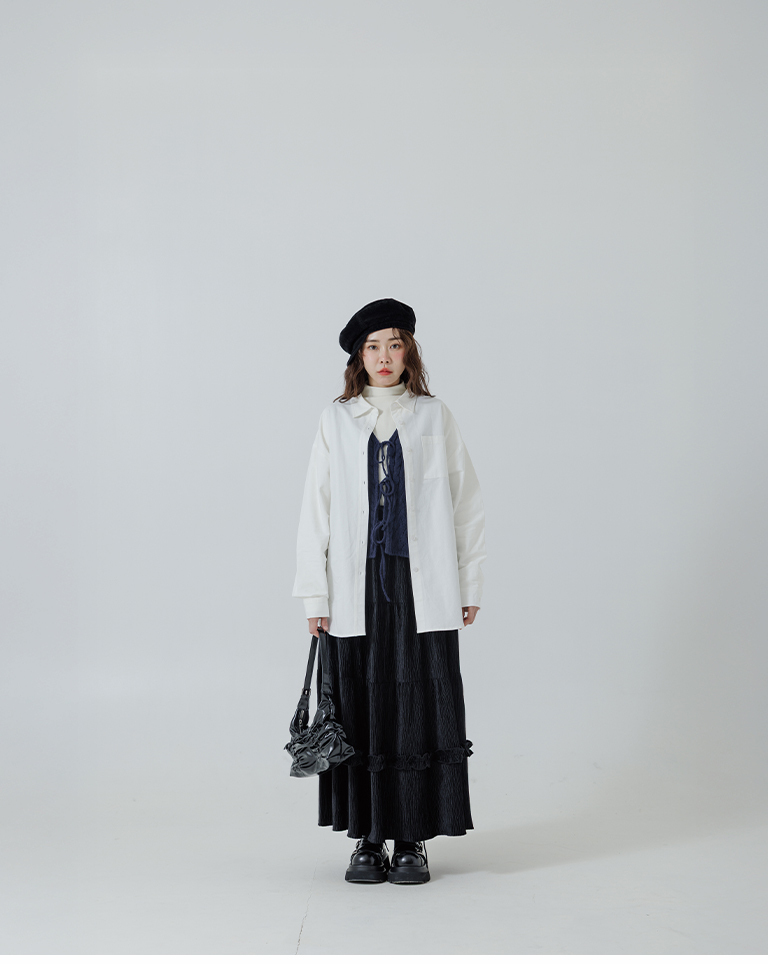 ワンポケットオーバーシャツ